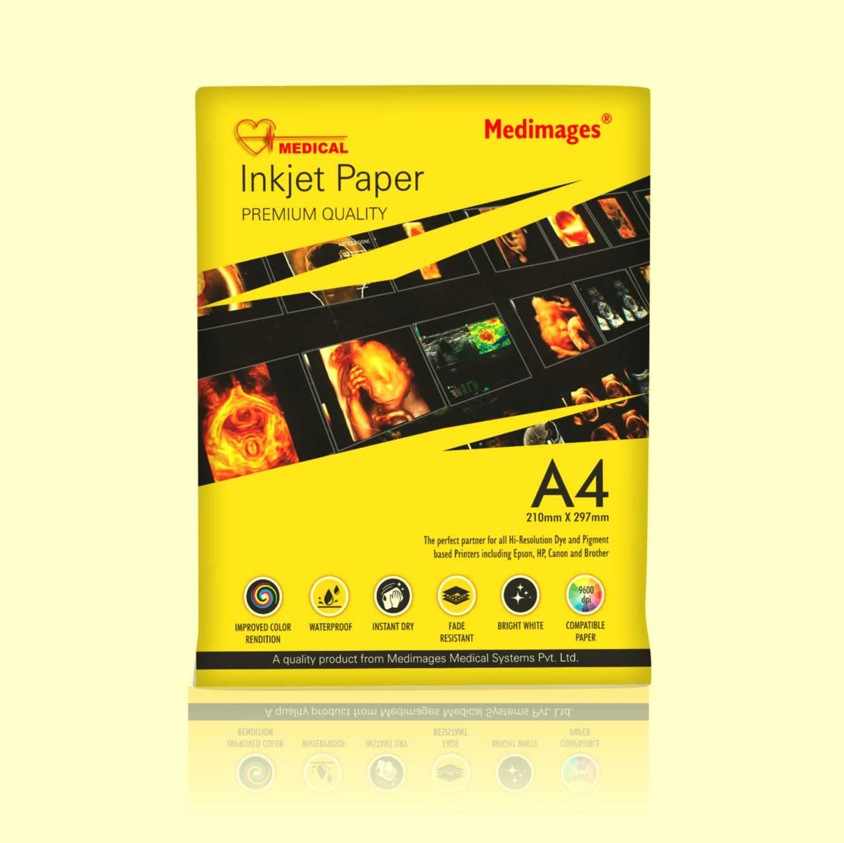Ultrasound Paper | Size A4 | 210 GSM | Glossy | 50 Sheets Main image