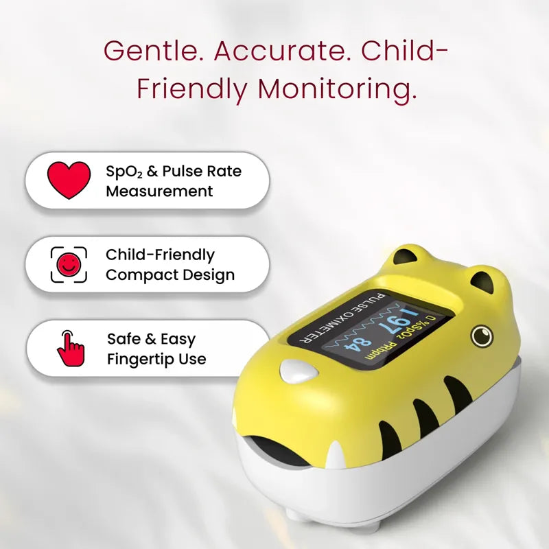 CONTEC CMS-50Q1 Fingertip Pulse Oximeter – SpO₂, Pulse Rate & PI Monitor Pulse Oximeter (Yellow) Secondary image