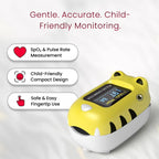 CONTEC CMS-50Q1 Fingertip Pulse Oximeter – SpO₂, Pulse Rate & PI Monitor Pulse Oximeter (Yellow)