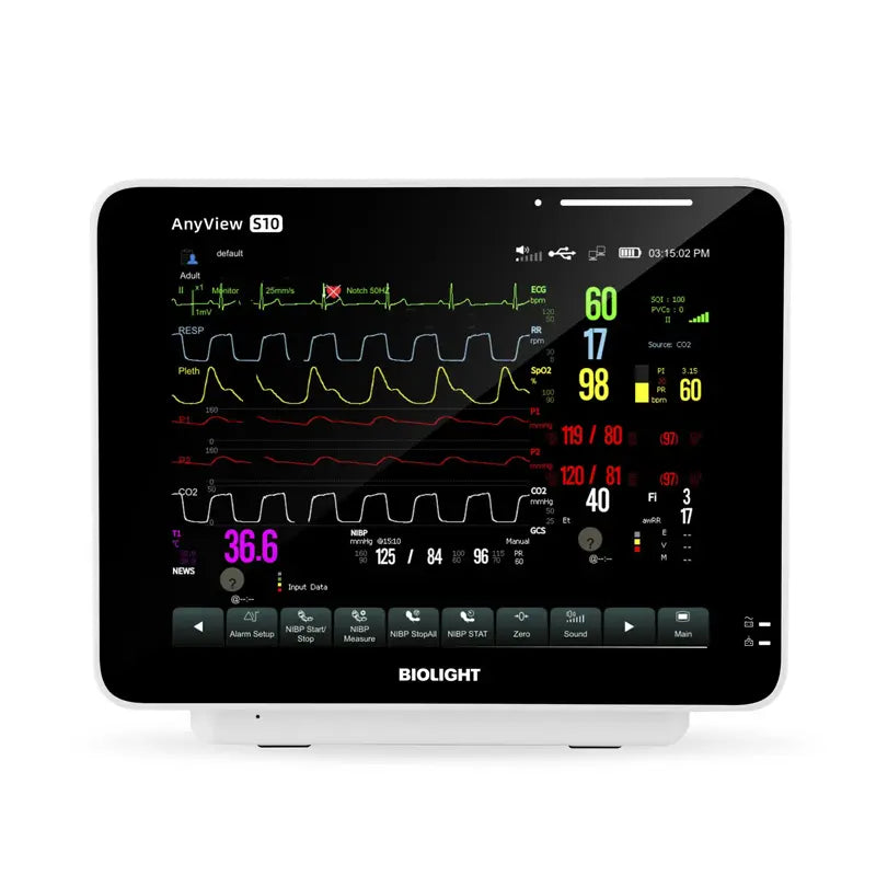 Biolight Compact Patient Monitor S-10 | 10.4 inch Display