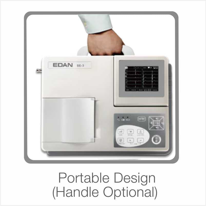 EDAN ECG Machine 3 Channel | SE-300