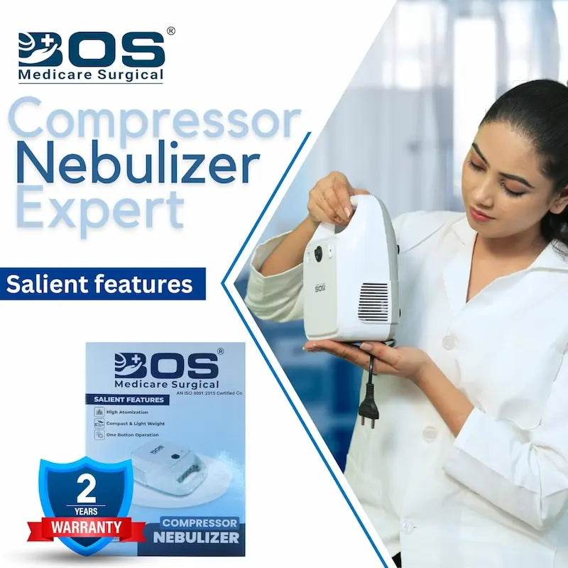 BOS NB-57 Compressor Nebulizer with Adjustable Flow