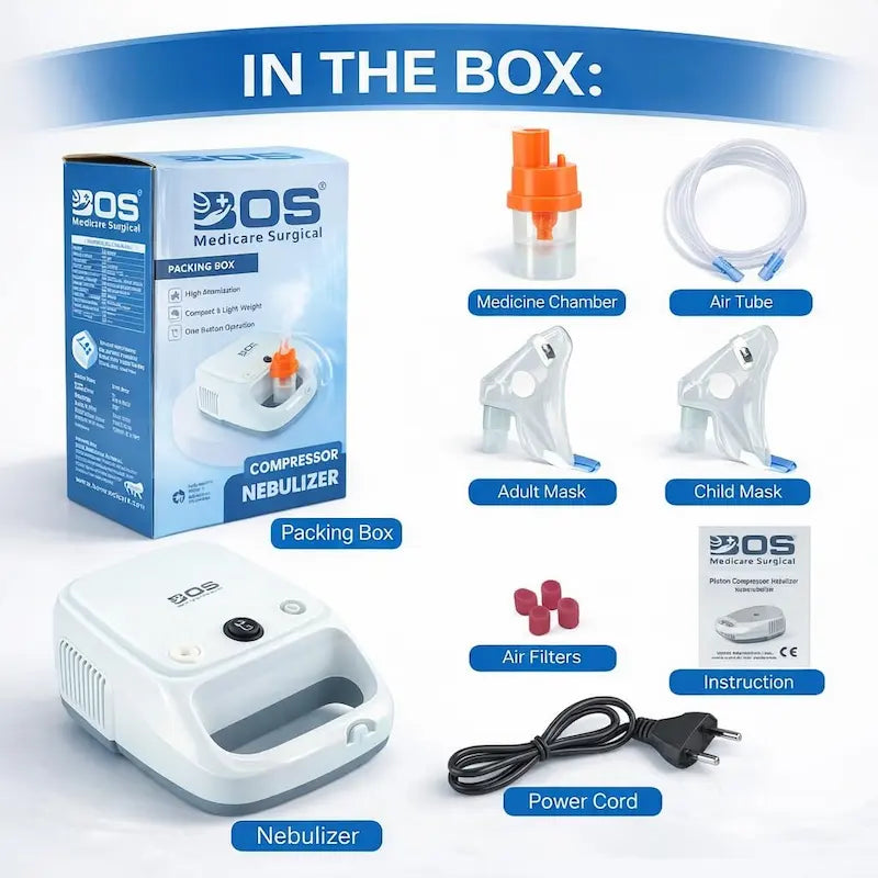 BOS NB-57 Compressor Nebulizer with Adjustable Flow