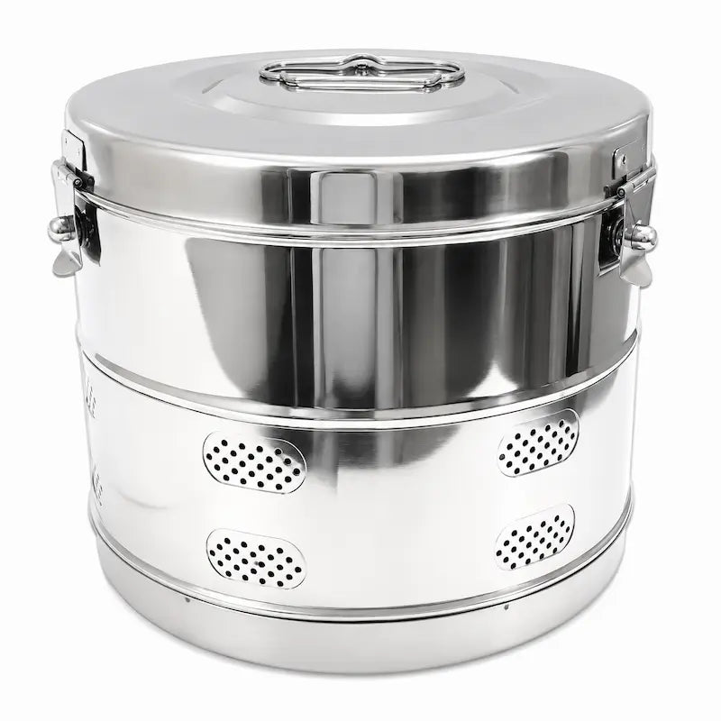 6x6 inch Stainless Steel | Dressing Drum Main image