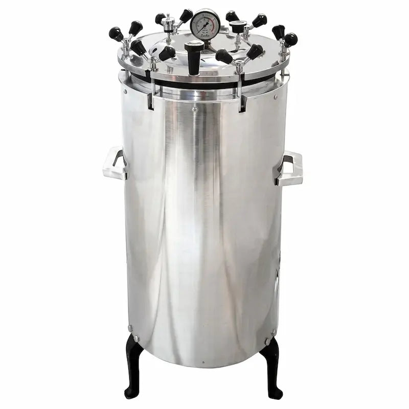 12x22 inch | Aluminium Vertical Autoclave Sterilizer Mirror Finish 15 to 20 PSI