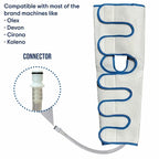 DVT Thigh Sleeves Garments Pair, White