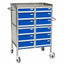 Crash Cart Trolley Double Drawers