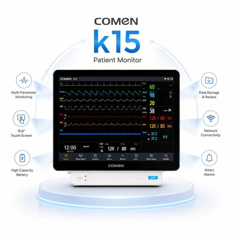 Comen 15 inch Touch Standard with KPM module (without Display) Patient Monitor - K15 Pro Secondary image