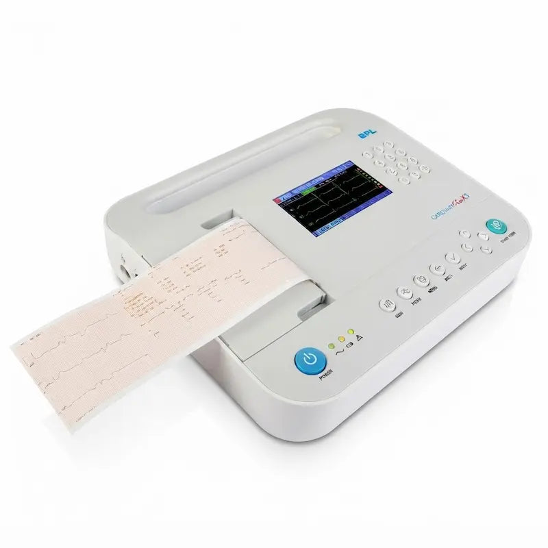 BPL Cardiart GenX3is Advanced 3 Channel ECG Machine | 4.3-inch Color TFT display