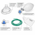 Silicone Resuscitator Model No. : MSI - 1001